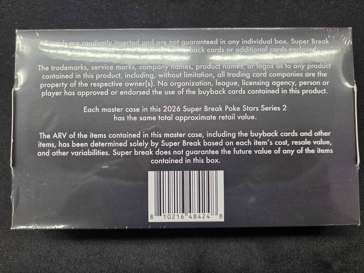 2026 Super Break Poke Stars Series 2 Box