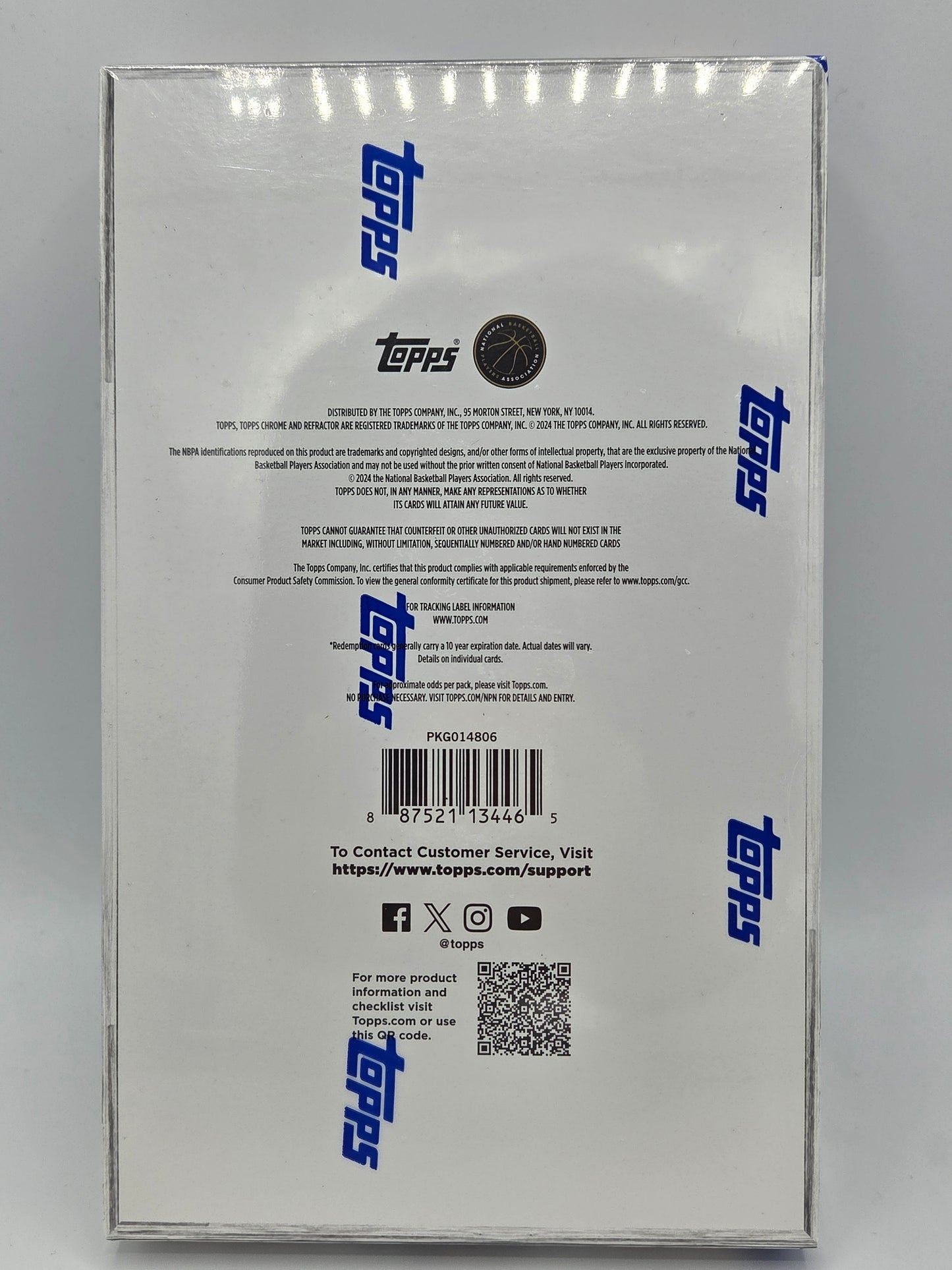 (2024-25) Topps Chrome Basketball Hobby Box
