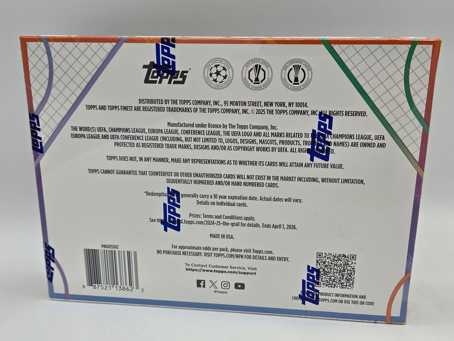(2024/25) Topps Finest UEFA Soccer Hobby Box
