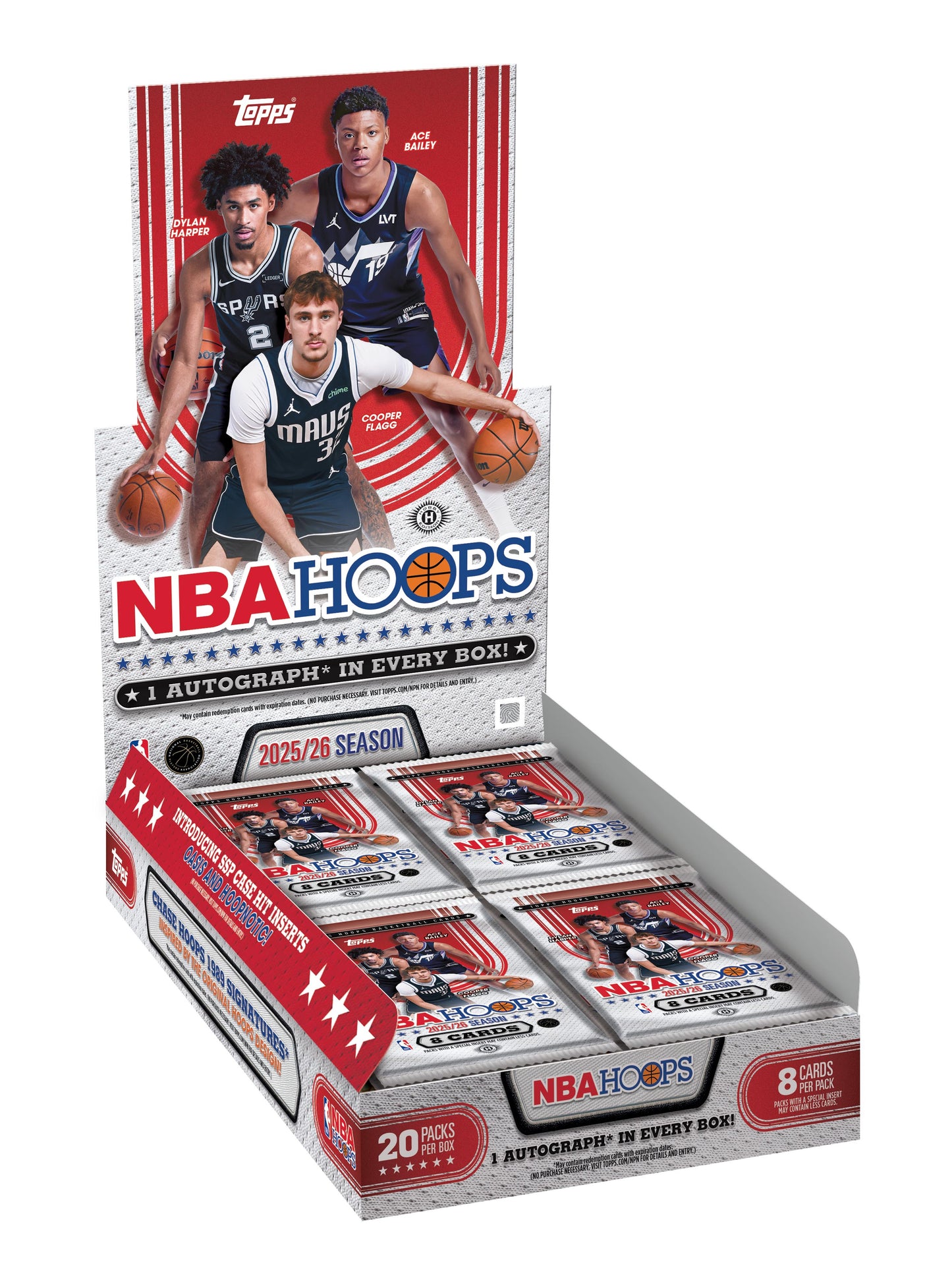 2025/26 Topps NBA Hoops Basketball Hobby Box