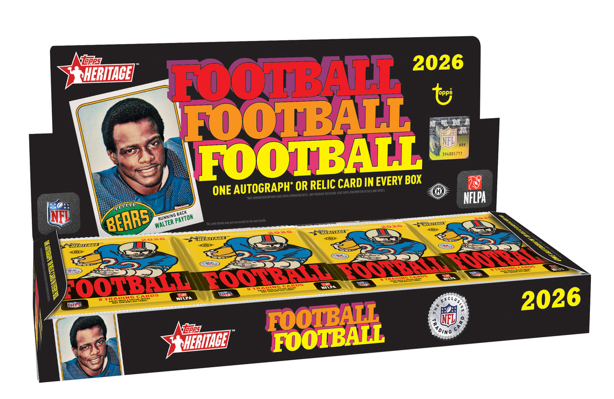 2026 Topps Heritage Football Hobby Box