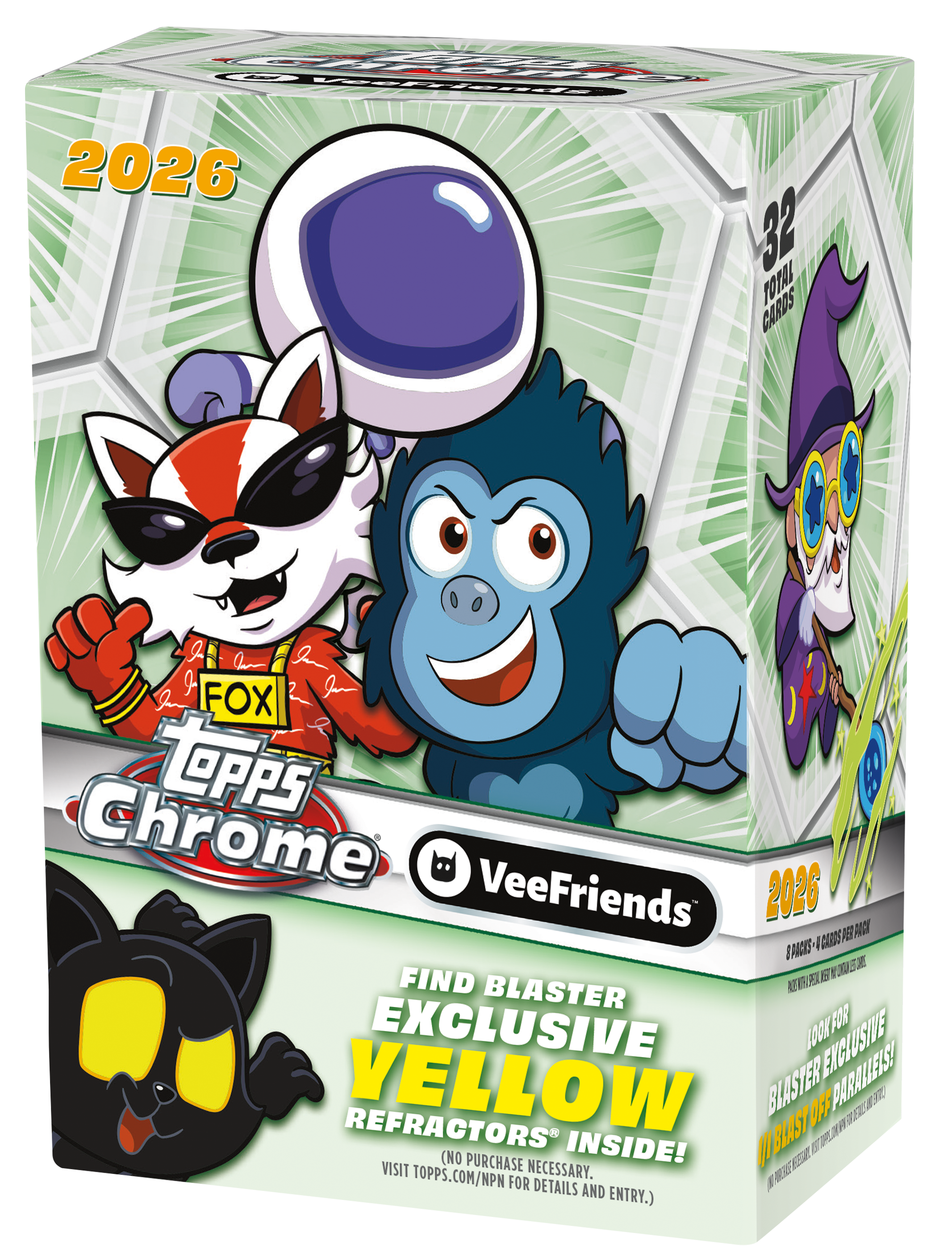 2026 Topps Chrome Vee Friends Blaster Box – G&T Sports Cards Plus