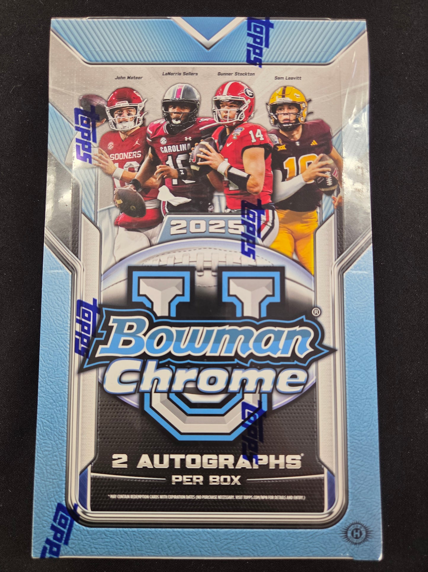 2025 Bowman University Chrome Football Hobby Box