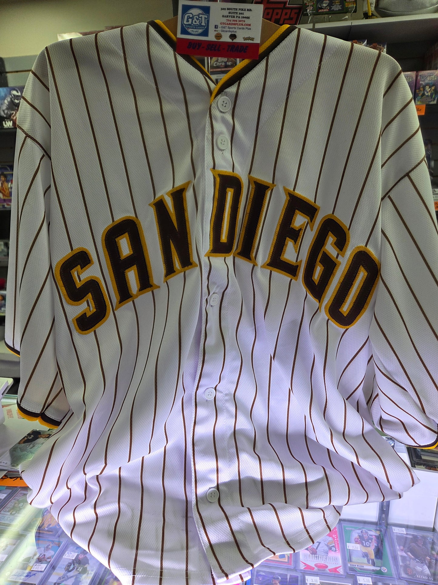 Jackson Merrill Signed Pinstripe Jersey