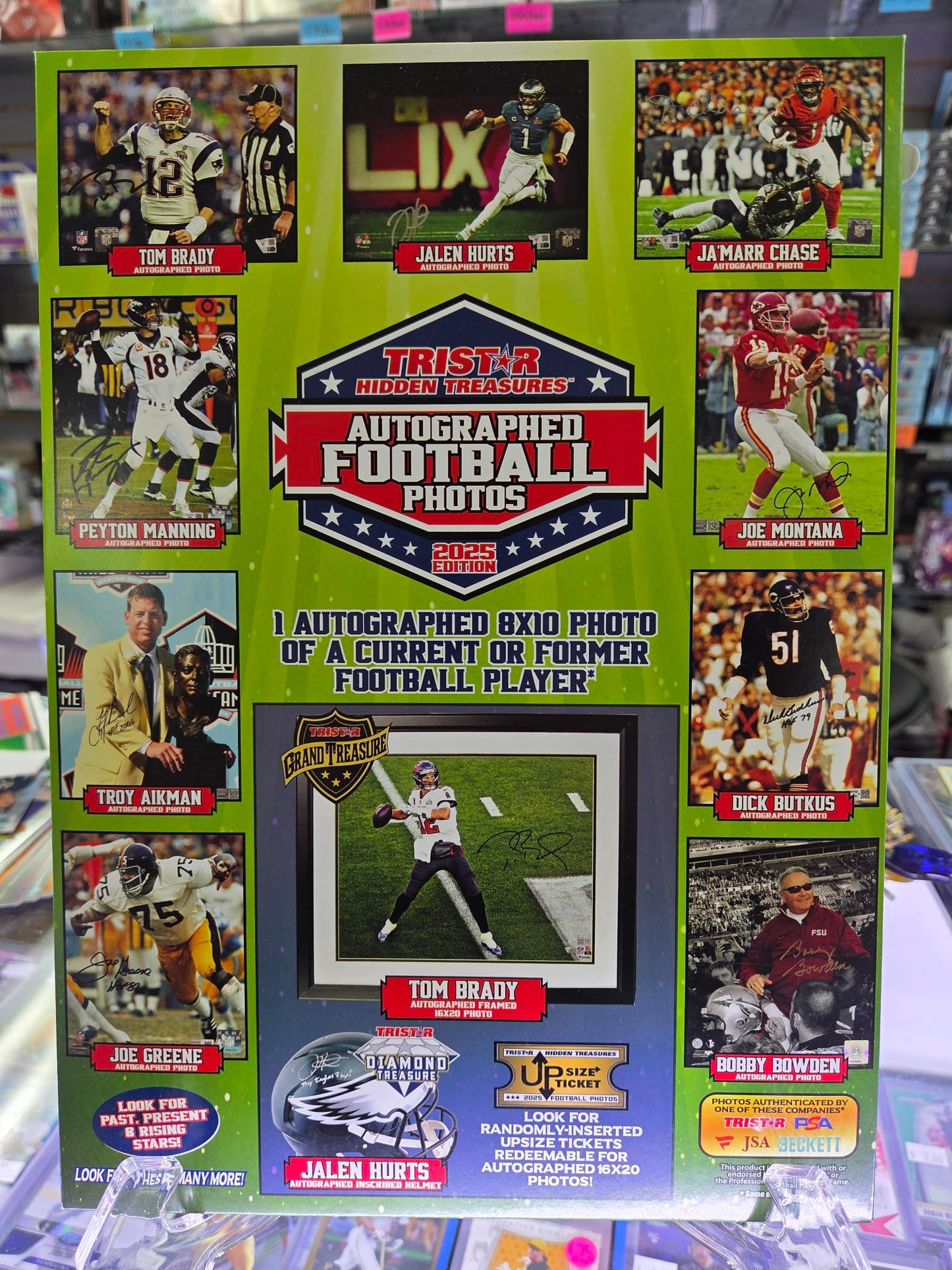 2025 Tristar Hidden Treasures Autographed Football Photos Mystery Envelope