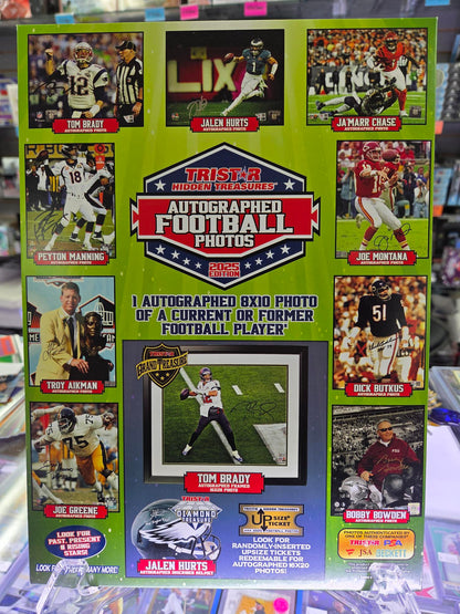 2025 Tristar Hidden Treasures Autographed Football Photos Mystery Envelope