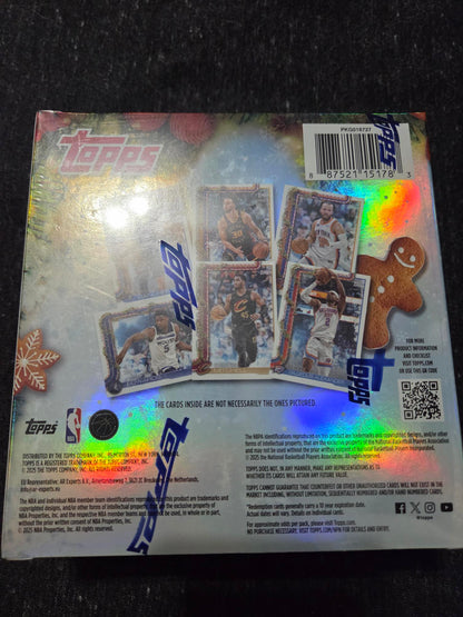 2025 Topps Holiday Basketball Mega Box