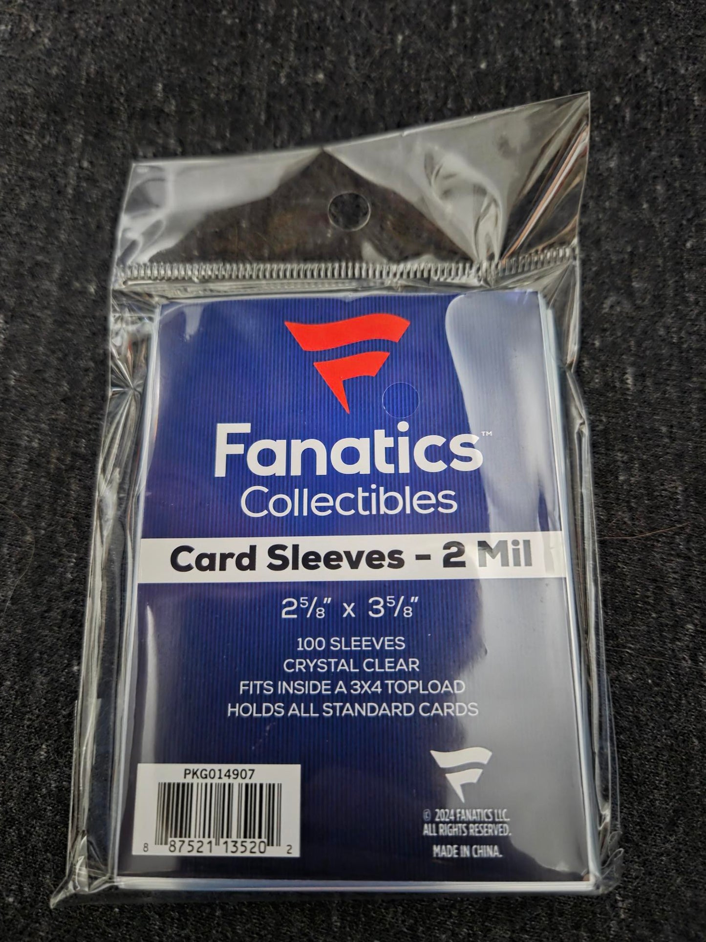 Fanatics Standard Sleeve 100 Pack