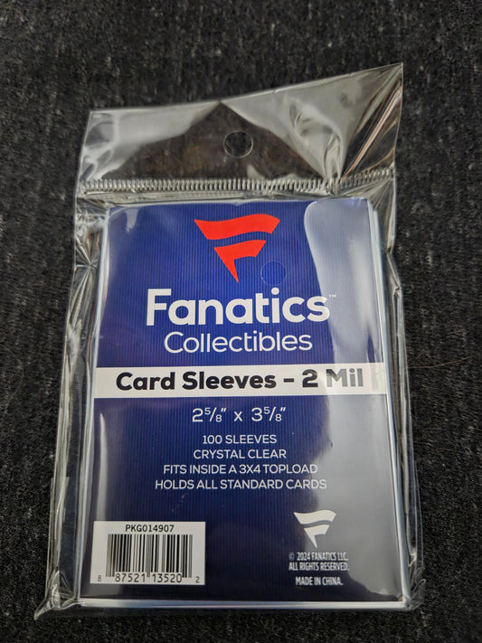 Fanatics Standard Sleeve 100 Pack