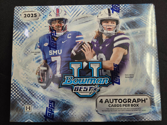 2025 Bowman Best University Football Hobby Box