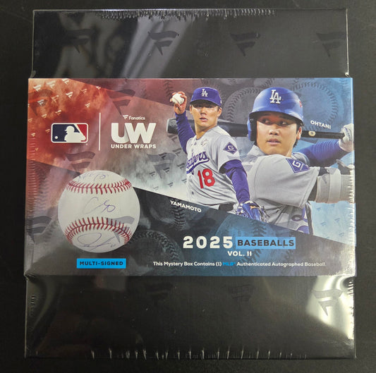 2025 Fanatics Under Wraps Baseballs Volume 2