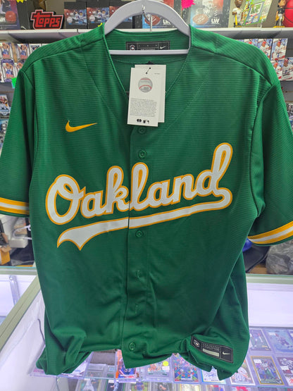 Fanatics Nike Nick Kurtz Signed Green Jersey