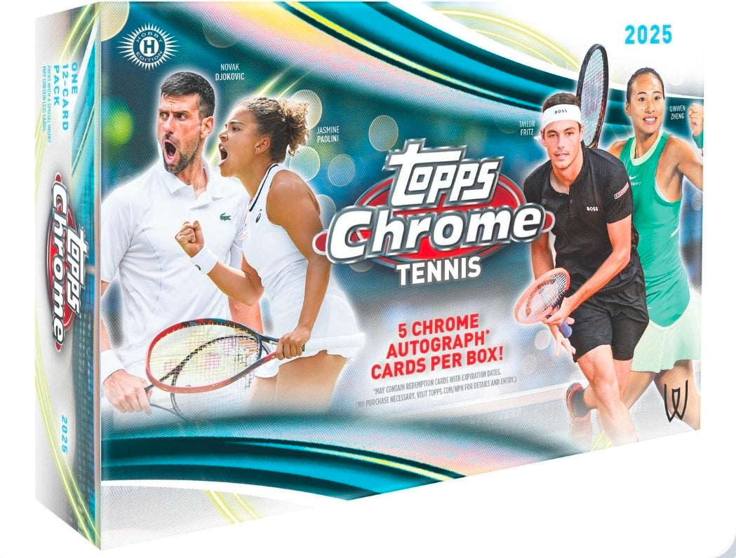 2025 Topps Chrome Tennis Breakers Delight Box (Preorder)