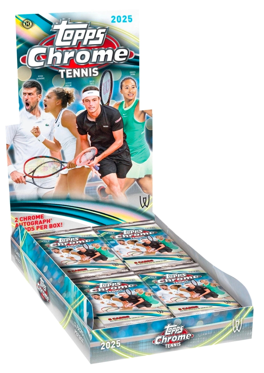 2025 Topps Chrome Tennis Hobby Box (Preorder)