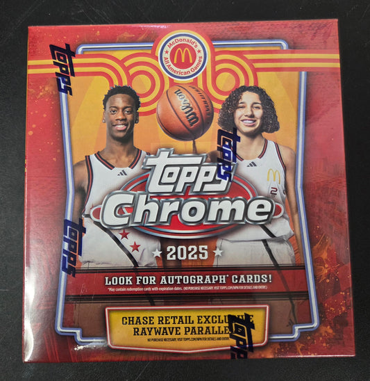 2025 Topps Chrome McDonald’s All-American Basketball Mega Box