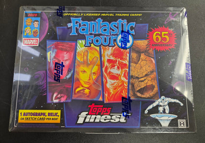 2026 Topps Finest Fantastic Four 65th Anniversary Hobby Box