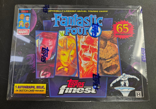 2026 Topps Finest Fantastic Four 65th Anniversary Hobby Box