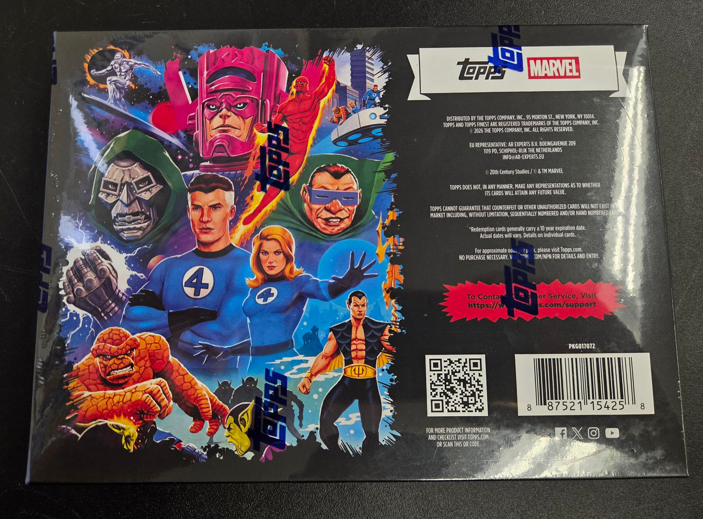 2026 Topps Finest Fantastic Four 65th Anniversary Hobby Box