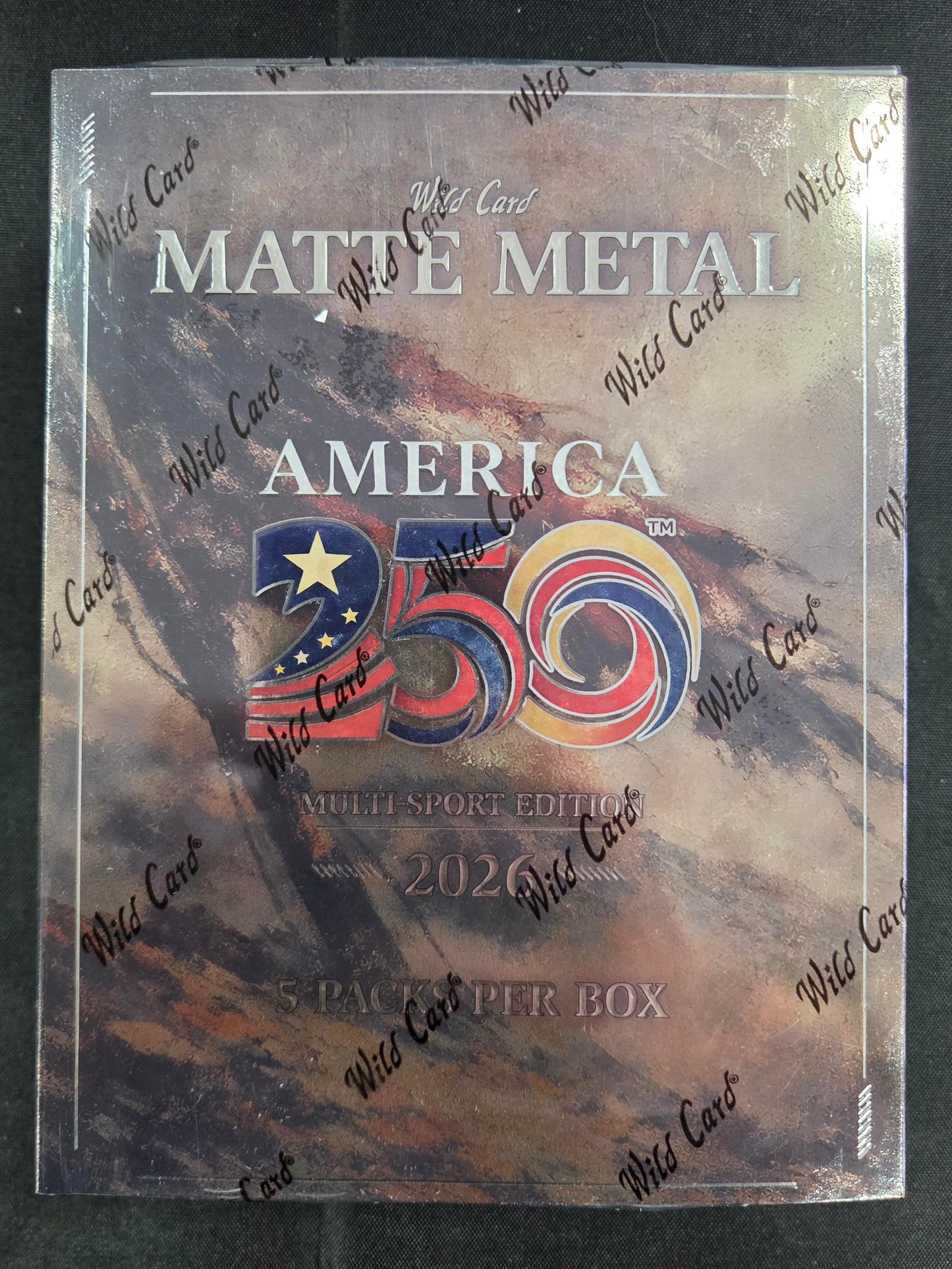 2026 Wild Card Matte Metal America 250 Multi Sport Hobby Box