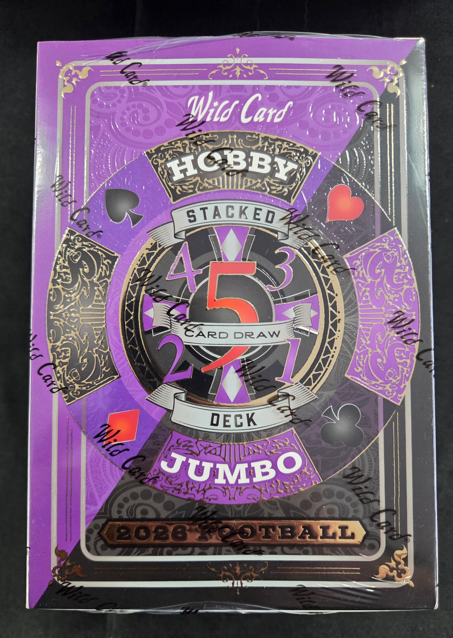 2026 Wild Card Football 5 Card Draw Stacked Deck Jumbo Box