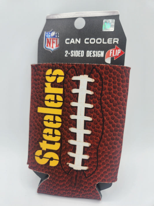 Steelers 2 Sided Can Cooler