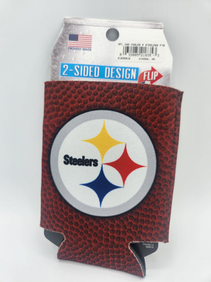 Steelers 2 Sided Can Cooler