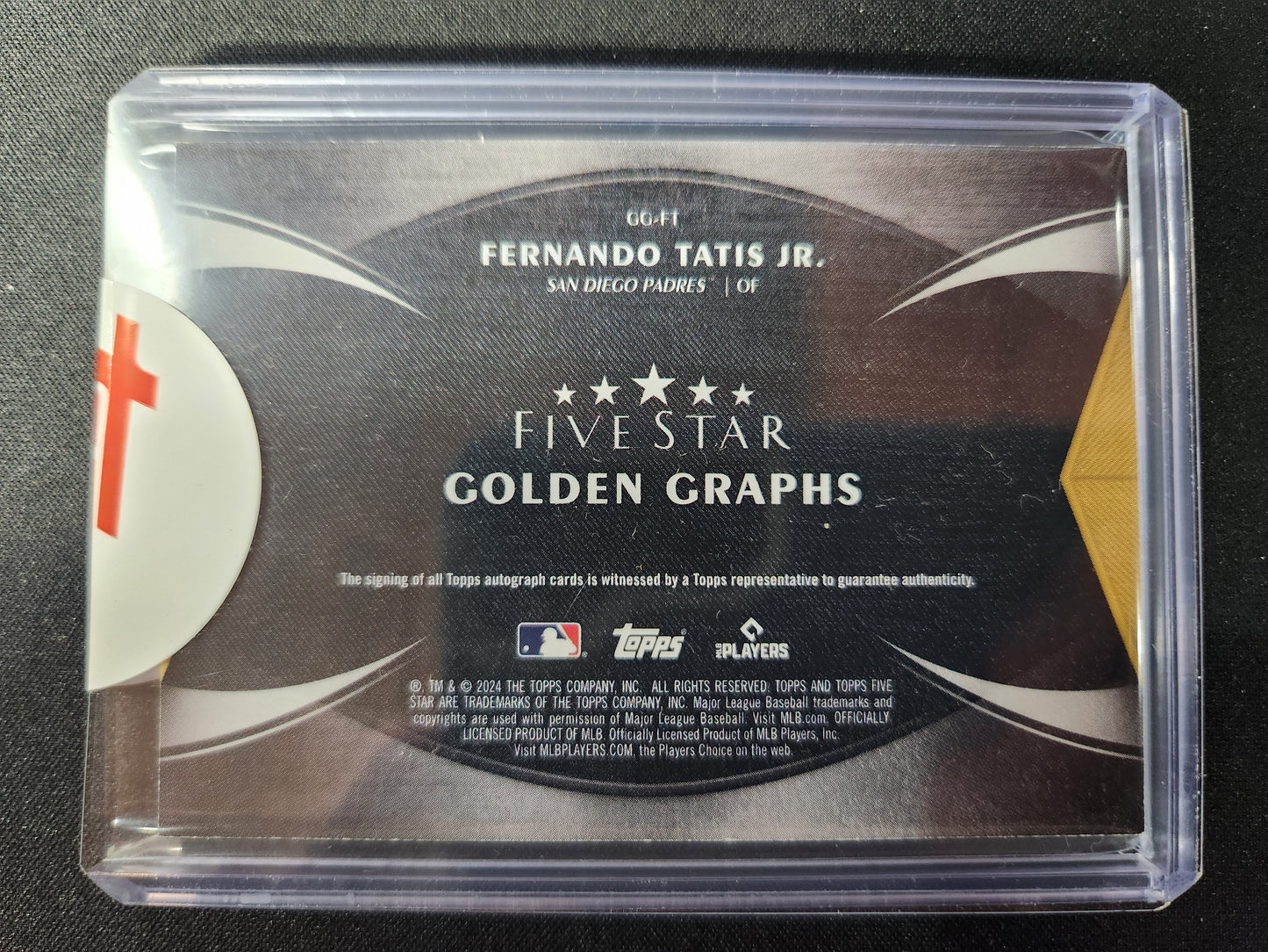 2024 Topps Five Star Fernando Tatis Jr. Golden Graphs Autograph