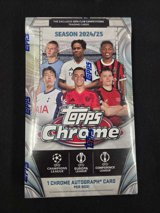 2024/25 Topps Chrome UEFA Soccer Hobby Box