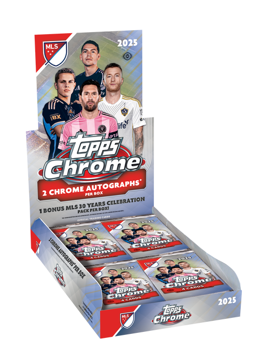 2025 Topps Chrome MLS Soccer Hobby Box