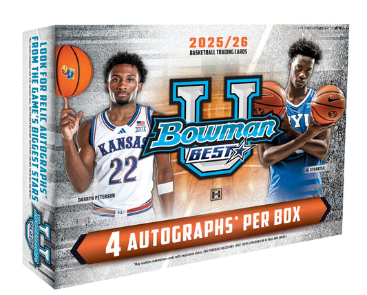 2025/26 Bowman Best University's Best Basketball Hobby Box