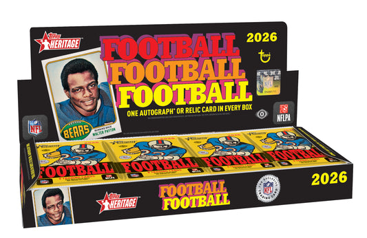 2026 Topps Heritage Football Hobby Box