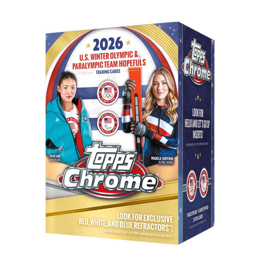 2026 Topps Chrome U.S. Winter Olympics & Paralympic Team Hopefuls Value Box (Preorder)