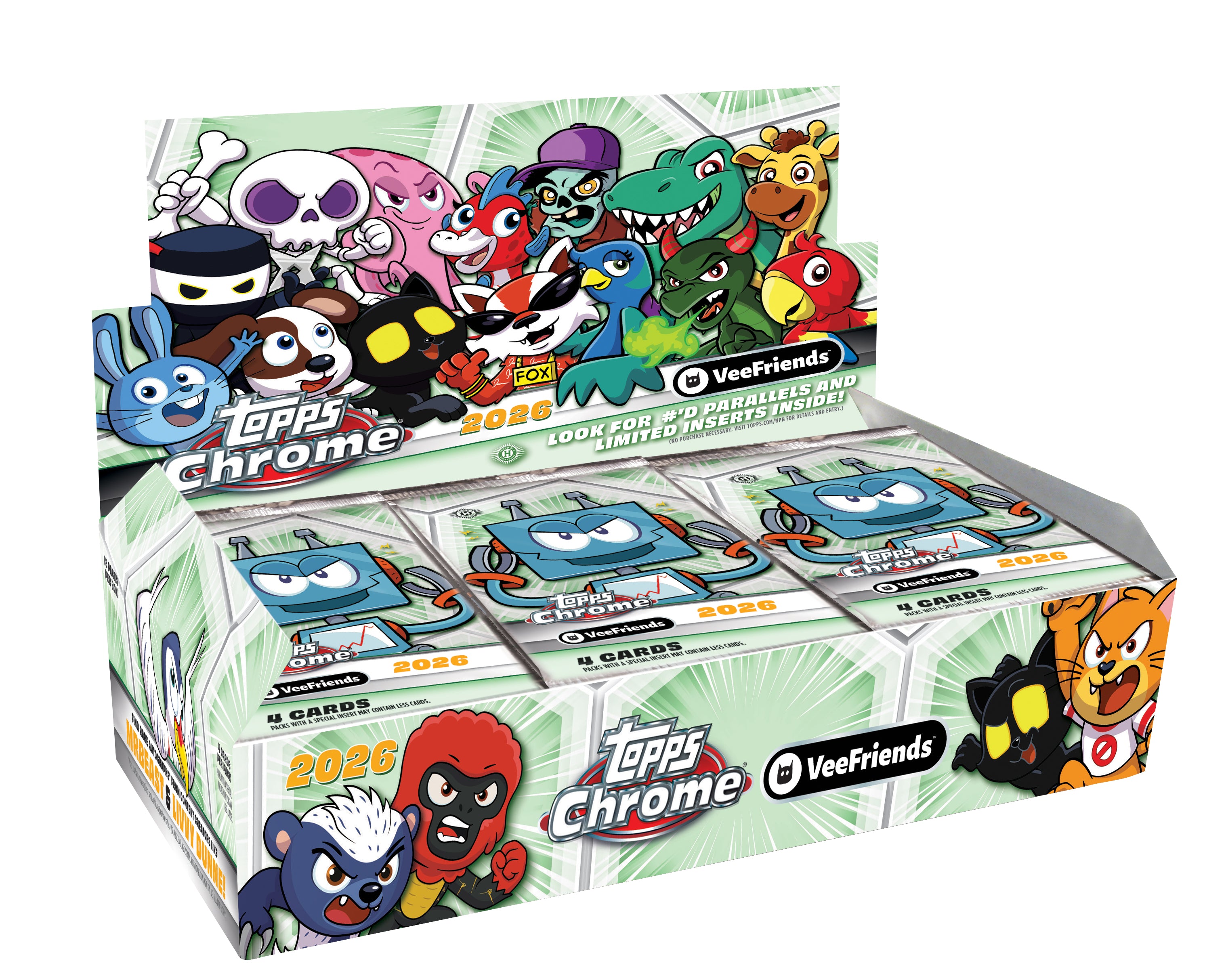 2026 Topps Chrome Vee Friends Hobby Box – G&T Sports Cards Plus