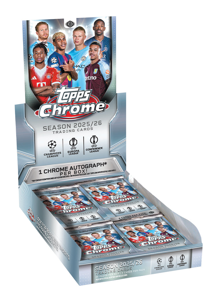 2025-26 Topps Chrome UCC Soccer Hobby Box