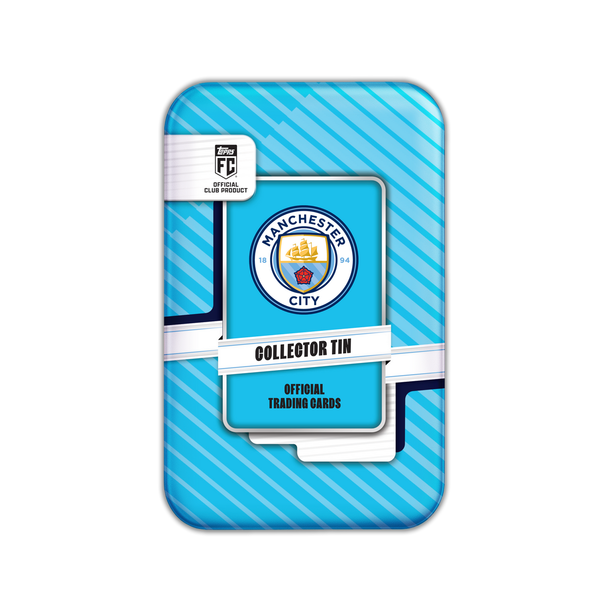 Topps Collector Soccer Tin Manchester City