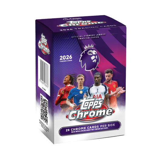 2026 Topps Chrome English Premiere League Soccer Blaster Box